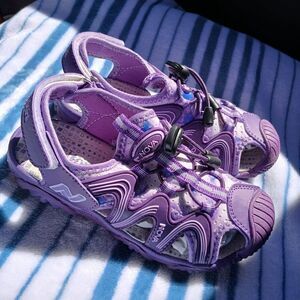 Nova Utopia Kids Shoes Sandal Purple Slip On Size 13